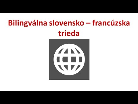 Bilingválna slovensko-francúzska sekcia - Gymnázium Jozefa Gregora Tajovského